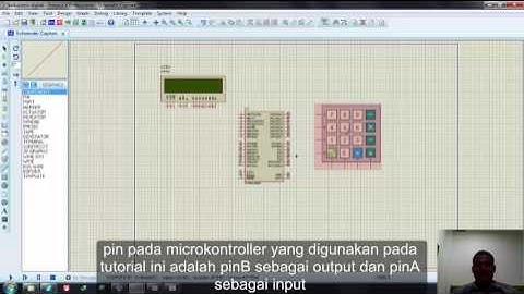 rangkaian simulasi kalkulator digital sederhana dengan atmega8535 menggunakan proteus