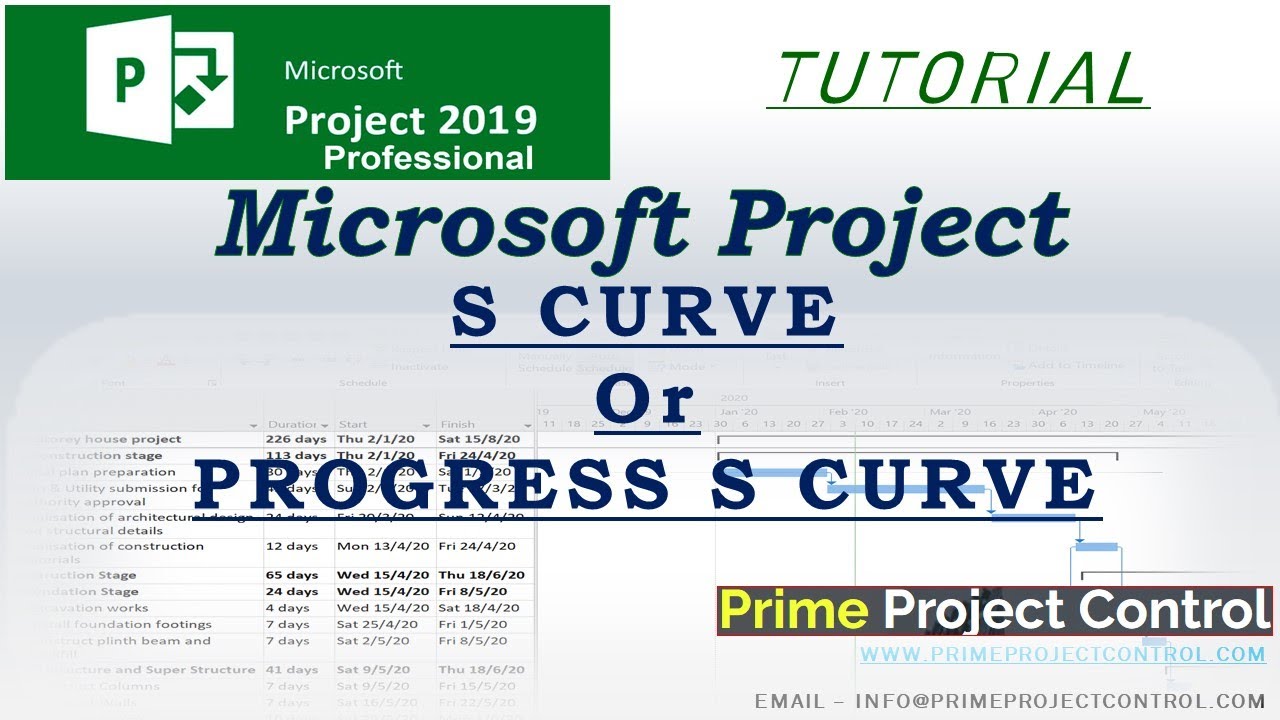 s curve microsoft project tutorial pdf