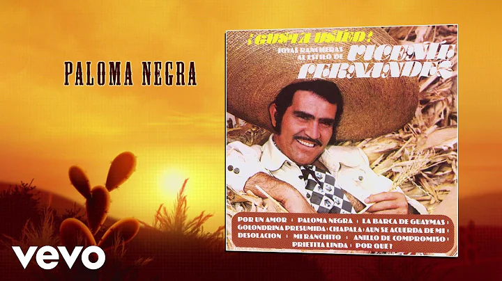 Vicente Fernndez - Paloma Negra (Cover Audio)