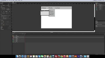 Add an Easy Dropdown Menu to Edge Animate