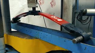 ARC Composite Leaf Spring Vs Metal - Mahindra Thar - Weight Loading Capacity Deflection Test