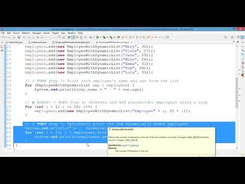 ⚡️ Java Dynamic Lists & Instance Variables | Handle Growing Employee Data Like a Pro! ⚡️