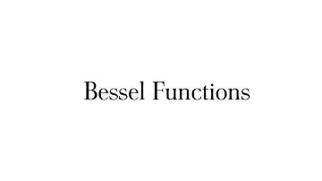 Bessel Functions