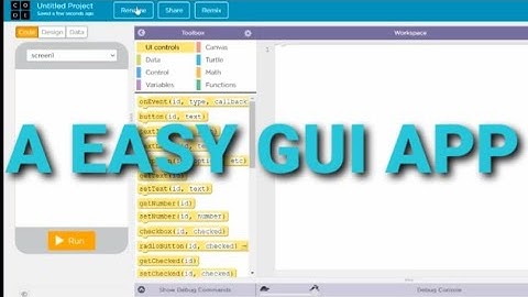 GUI APP / CODE.ORG / APP LAB