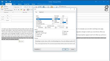 How to Use Strikethrough Marks on Text in Outlook