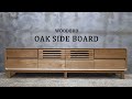 [목공]오크 거실장 / making a oak side board