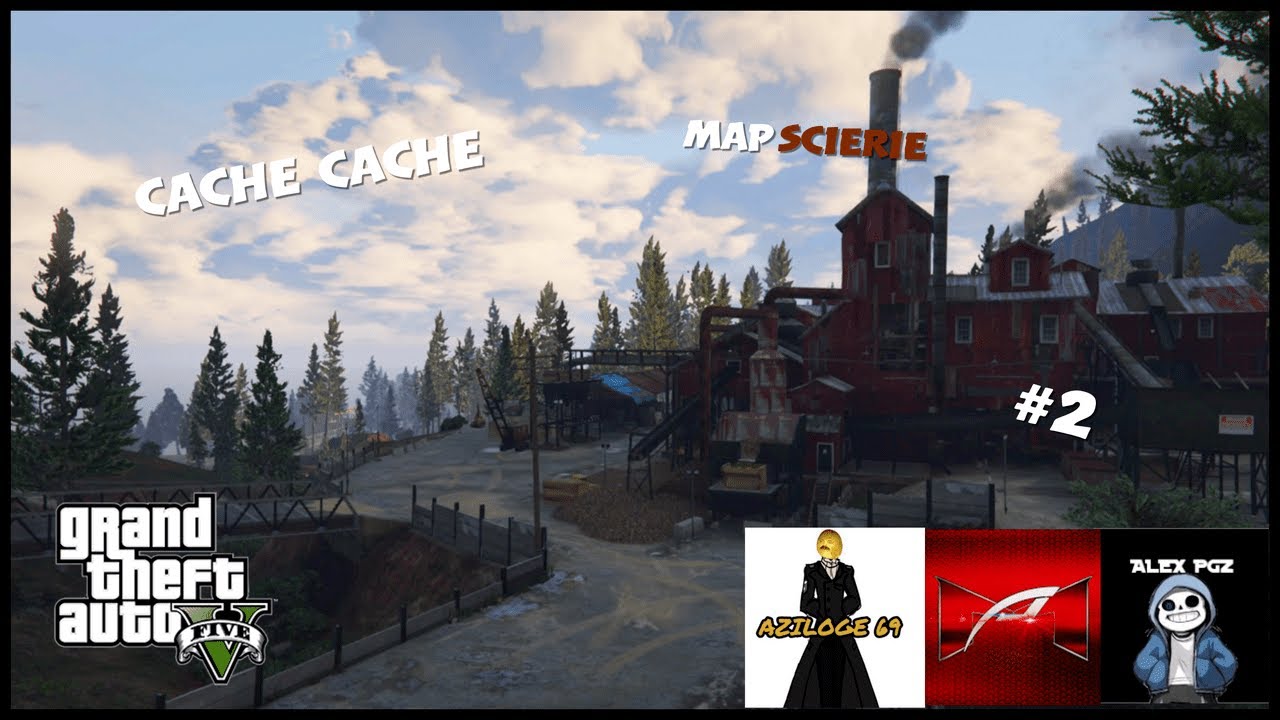 CACHE CACHE MAP SCIERIE 2 ft MisterAgent01 Aziloge et CACHE CACHE MAP SCIERIE 2 ft MisterAgent01 Aziloge et