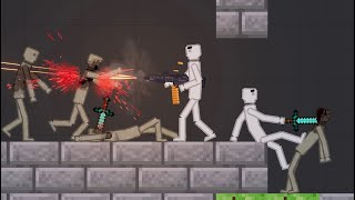 Minecraft Survival At Night Zombie Apocalypse In People Playground