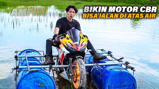 EXPERIMEN BIKIN MOTOR CBR 150R JALAN DI ATAS AIR / Auto Bisa Buat Nyebrang Danau Toba