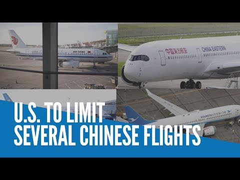 US to limit several Chinese flights