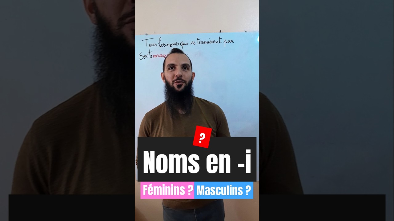 Les Noms en -i sont-ils féminins ou masculins ?   #learnfrench  #grammairefrançaise  #grammaire #bac