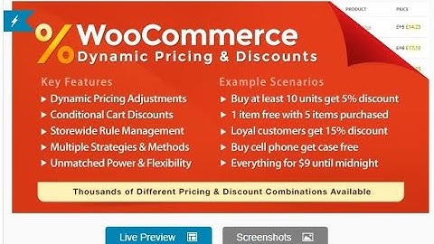 WooCommerce Dynamic Pricing & Discounts