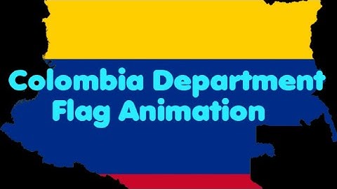 Colombia Department Flag Animation