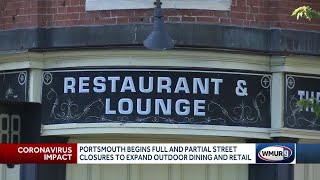 Portsmouth begins full and partial street closures, expanding outdoor dining and retail