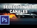 Selecciones dificiles mediante canales - Tutorial Photoshop en Español por @prismatutorial (HD)