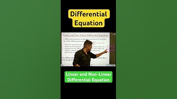 How to find Linear and Non-Linear Differential Equation 💡 #gateexam #aaiatc