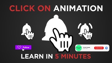Click Effect Animation Tutorial | After Effects 2021 | Cursor Click On Animation + Free Download