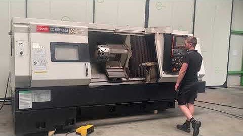 Mazak QTN - 350 II - M x 1500 mm CNC Lathe C-Axis Driven tools MACH4METAL 6102