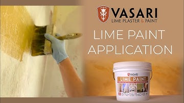 VASARI Lime Paint - How to Apply with a Brush
