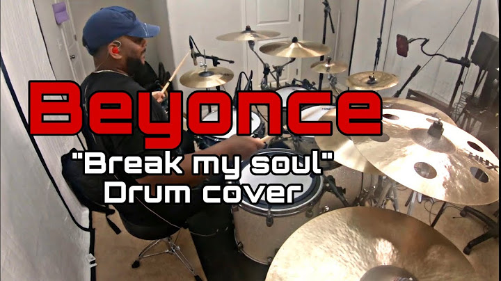 Break My Soul Drums version - Drums performance video thumbnail