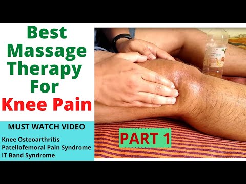 Amazing Massage Therapy for Knee Pain| Massage technique For Knee Pain Relief | Part 1 (In Hindi)