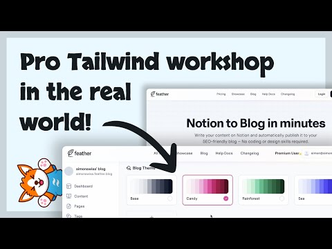 My Pro Tailwind Workshop Applied in A Real-World SaaS App