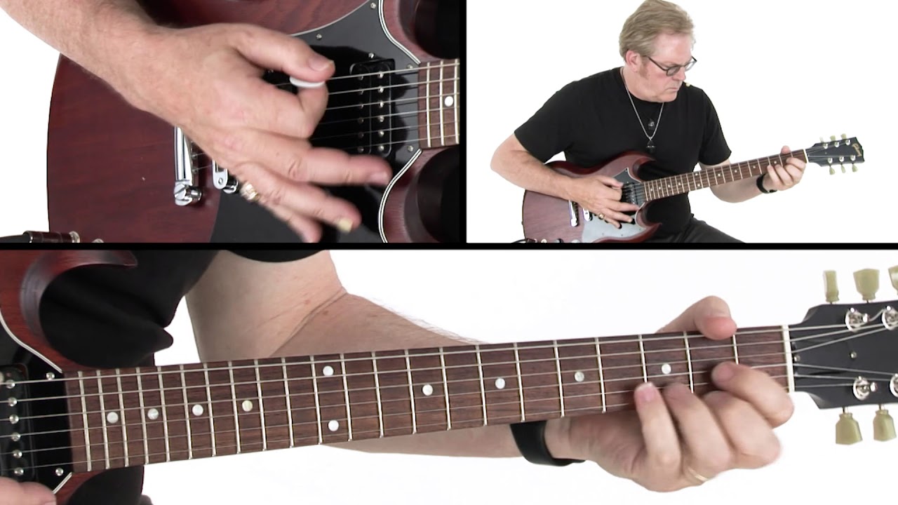 Rock Guitar Lesson A Section Performance John YouTube