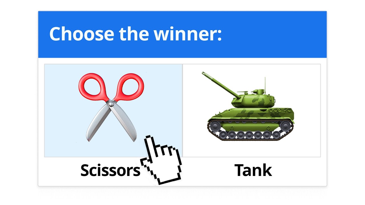 Rock Paper Scissors With Anything