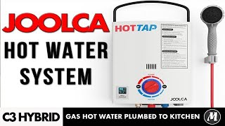 Gas Hot Water System Plumbed to Kitchen | Modcon Campers