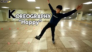 Inlineskate Slalom | KSJ CHOREOGRAPHY 'HAPPY' 2016