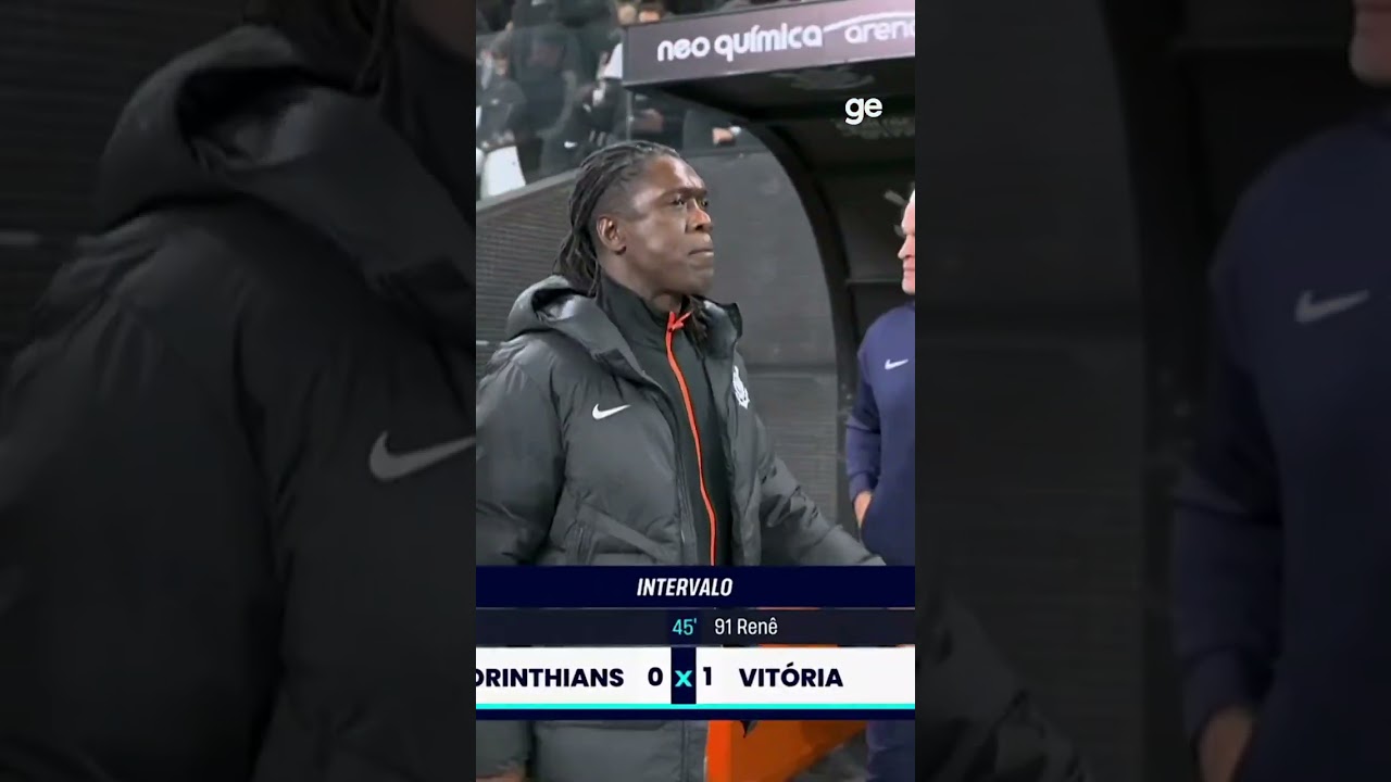 SEEDORF COM CARA DE POUCOS AMIGOS NO INTERVALO!  | #shorts | ge.globo