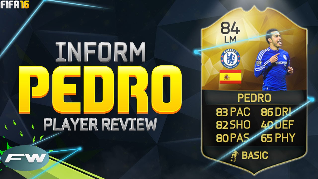 FIFA 16 IF PEDRO Review (84) w/ In Game Stats & Gameplay