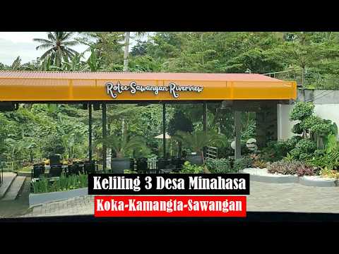 Suasana Desa Desa Pegunungan di Minahasa, Menikmati Kuliner di Rotee Sawangan Riverview Resto & Cafe