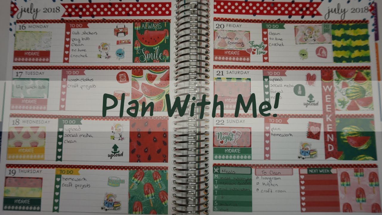 Plan With Me//eclp horizontal//ft I Love 2 Print
