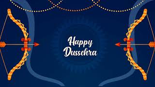 Celebrate Victory of Good Over Evil | Happy Dussehra 2024 Animated Motion Graphics