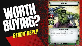 Is Hulk Worth Buying? - Reddit Reply
