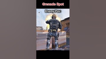 Best Grenade Spots in Standoff 💯 Tips & Tricks Cod Mobile #shorts #codm