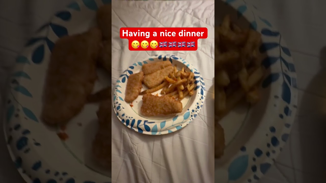 Eating Fish and Chips! 