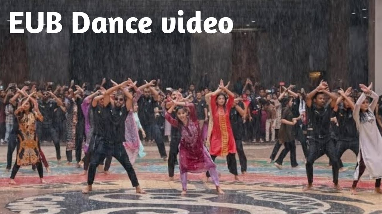 European University flash mob Dance video || Beautiful girl Amazing dance mob