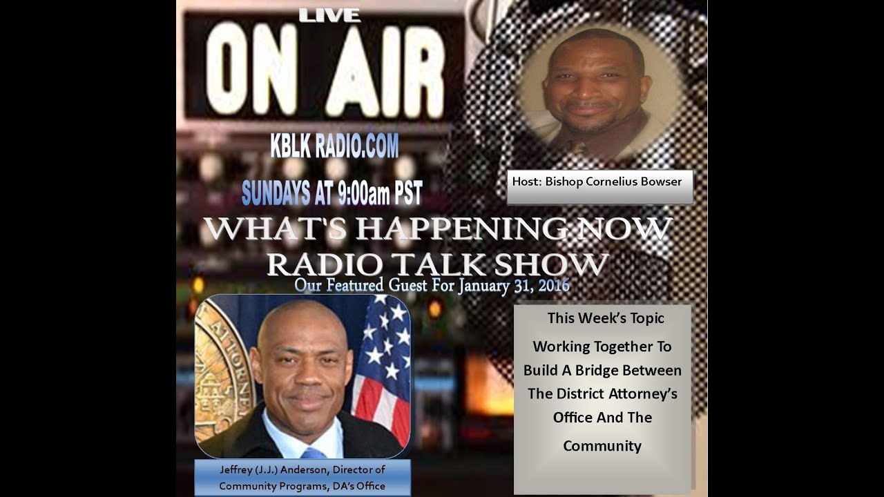 What's Happening Now on KBLKRadio.com With Guest J.J. Anderson