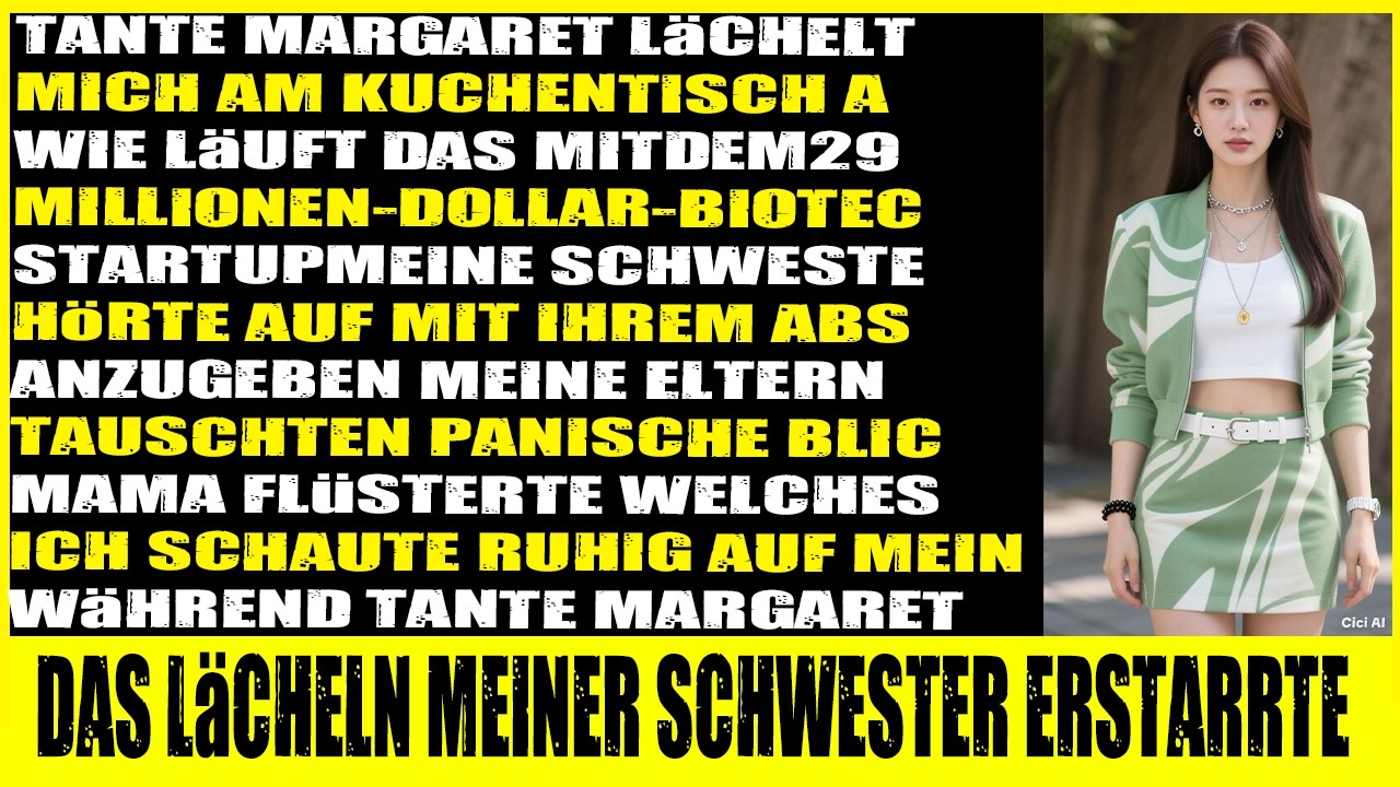 Auf der Abschlussfeier meiner Schwester fragte Tante Margaret nach meinem 2,9-Mio.-Biotech-Startup.