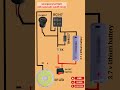emergency light with automatic cutoff circuit #shorts #yt #diy #emergencylight