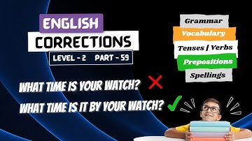 Learn English with Common Errors Level 2 Part 59 | Spotting errors | English Mistakes