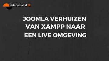 joomla verhuizen van lokaal naar live met akeeba
