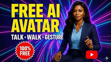 Create FREE AI Avatars That TALK, WALK & GESTURE | Faceless YouTube Channel Tutorial