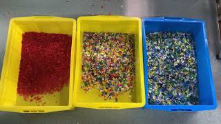 plastic color seperate machine # plastic recycling