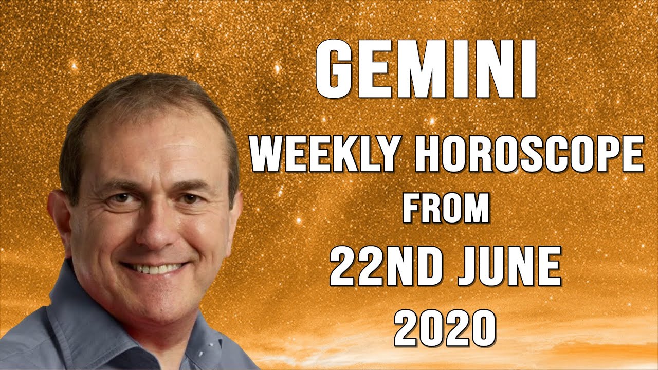 Gemini Weekly Horoscope from 22nd June 2020