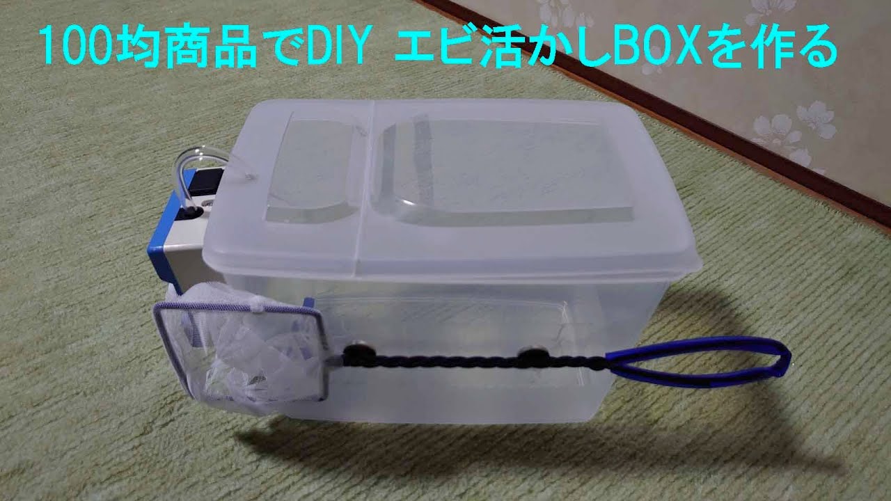 エビ 活かし クーラー 自作