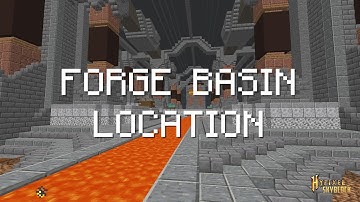 Hypixel Skyblock: Dwarven Mines - Forge Basin Location