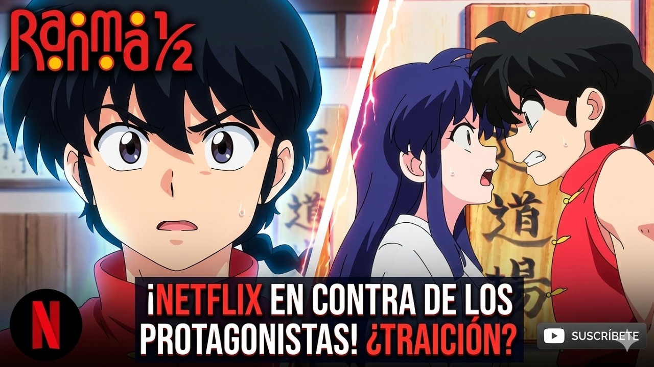 Ranma ½ Remake Netflix en contra de los protagonistas de la serie